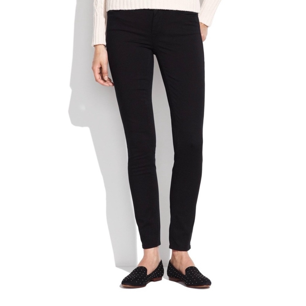 Madewell Black Skinny Skinny Sateen Pants